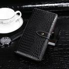 For Galaxy Note 10 Lite idewei Crocodile Texture Horizontal Flip Leather Case with Holder & Card Slots & Wallet(Black) - 1