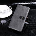 For Galaxy A01 idewei Crocodile Texture Horizontal Flip Leather Case with Holder & Card Slots & Wallet(Grey) - 1