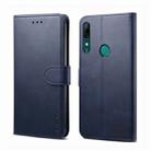 For Huawei Y9 Prime (2019) GUSSIM Business Style Horizontal Flip Leather Case with Holder & Card Slots & Wallet(Blue) - 1