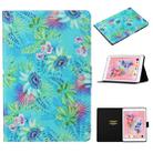 For iPad 10.2 Coloured Drawing Pattern Horizontal Flip Leather Case with Holder & Card Slot & Sleep / Wake-up Function(Flowers) - 1