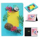 For iPad Pro 10.5 Coloured Drawing Pattern Horizontal Flip Leather Case with Holder & Card Slot & Sleep / Wake-up Function(Pineapple) - 1