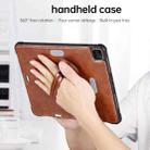 For iPad 10.2 / Pro 10.5 / Air 3 360 Degree Rotation Handheld Leather Back Tablet Case with Pencil Slot(Black) - 6