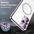 For Samsung Galaxy Note20 Ultra MagSafe Frosted Metal Phone Case(Purple) - 4
