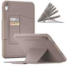 For iPad 10th Gen 10.9 2022 PC + TPU + PU Protective Tablet Case with Pen Slot / Sleep / Wake-up Function(Apricot) - 1