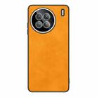 For vivo X90 Pro+ Frosted Skin Feel Phone Case(Orange) - 1