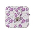 For AirPods Pro 2 PU Leather Wireless Earphone Case(Purple Flowers) - 1