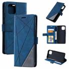 For Xiaomi Redmi A1 Skin Feel Splicing Leather Phone Case(Blue) - 1