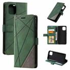 For Xiaomi Redmi A1 Skin Feel Splicing Leather Phone Case(Green) - 1