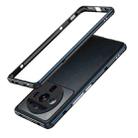 For Xiaomi 12S Ultra Aurora Metal Frame Protective Phone Case(Blue) - 1