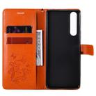For Sony Xperia 1 II 3D Butterflies Embossing Pattern Horizontal Flip Leather Case with Holder & Card Slot & Wallet & Lanyard(Orange) - 4