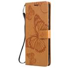 For Sony Xperia 1 II 3D Butterflies Embossing Pattern Horizontal Flip Leather Case with Holder & Card Slot & Wallet & Lanyard(Yellow) - 2