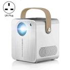 YJ350 Intelligent Portable HD 1080P Projector Home Theater, Phone Screen Version(UK Plug) - 1