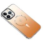 For iPhone 11 Pro Max MagSafe Gradient Phone Case(Orange) - 1