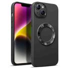For iPhone 11 Pro MagSafe Imitation Liquid Silicone Phone Case(Black) - 1