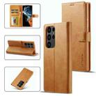 For Samsung Galaxy S23 Ultra 5G LC.IMEEKE Calf Texture Horizontal Flip Leather Phone Case(Brown) - 1