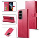 For Samsung Galaxy S23 Ultra 5G LC.IMEEKE Calf Texture Horizontal Flip Leather Phone Case(Red) - 1