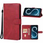 For Ulefone Armor 12S Leather Phone Case(Red) - 1
