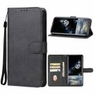 For ZTE Axon 40 Ultra Space Edition Leather Phone Case(Black) - 1