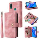 For Huawei P Smart Z Multifunctional Card Slot Zipper Wallet Leather Phone Case(Rose Gold) - 1