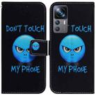 For Xiaomi 12T Pro Coloured Drawing Flip Leather Phone Case(Anger) - 1