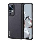 For Xiaomi 12T DUX DUCIS Fino Series PU + TPU Phone Case(Black) - 1