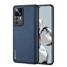 For Xiaomi 12T Pro DUX DUCIS Fino Series PU + TPU Phone Case(Blue) - 1