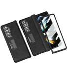 For Samsung Galaxy Z Fold4 Napa Texture All-inclusive Phone Case(Black) - 1