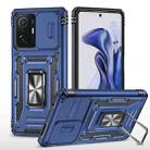 For Xiaomi 11T Armor PC + TPU Camera Shield Phone Case(Navy Blue) - 1