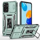 For Xiaomi Redmi Note 11 Pro Armor PC + TPU Camera Shield Phone Case(Alpine Green) - 1