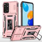 For Xiaomi Redmi Note 11 Pro Armor PC + TPU Camera Shield Phone Case(Rose Gold) - 1