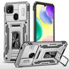 For Xiaomi Redmi 9C / 10A Armor PC + TPU Camera Shield Phone Case(Grey) - 1