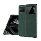 For Xiaomi Mix Fold 2 Celebrity Series Napa Texture Shockproof Phone Leather Case(Green) - 1