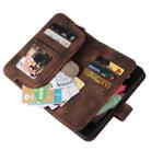 For Samsung Galaxy S21 Ultra 5G Multifunctional Card Slot Zipper Wallet Leather Phone Case(Brown) - 5
