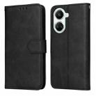 For Huawei nova 10 SE Classic Calf Texture Flip Leather Phone Case(Black) - 1