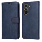 For Huawei nova 10 Classic Calf Texture Flip Leather Phone Case(Blue) - 1