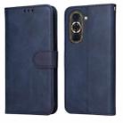 For Huawei nova 10 Pro Classic Calf Texture Flip Leather Phone Case(Blue) - 1