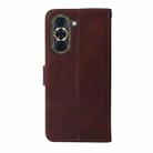 For Huawei nova 10 Pro Classic Calf Texture Flip Leather Phone Case(Brown) - 3