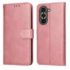 For Huawei nova 10 Pro Classic Calf Texture Flip Leather Phone Case(Rose Gold) - 1