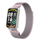 For Xiaomi Mi Band 7 Pro Integrated PC Protective Case + Nylon Loop Watch Band(Pink Color) - 1
