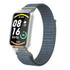 For Xiaomi Mi Band 7 Pro Integrated PC Protective Case + Nylon Loop Watch Band(Storm Gray) - 1