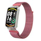 For Xiaomi Mi Band 7 Pro Integrated PC Protective Case + Nylon Loop Watch Band(Apricot) - 1