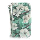 For Realme C33 3D Colored Pattern Flip Leather Phone Case(Watercolor Flower) - 2