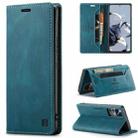 For Xiaomi 12T／12T Pro AutSpace A01 Retro Skin-feel Crazy Horse Texture Leather Phone Case(Blue) - 1