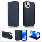 For iPhone 14 Pro Max Strong Magnetic Closure PU + TPU Leather Phone Case(Blue) - 1