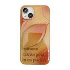 For iPhone 11 Pro Max Smudged Dusk IMD Phone Case with Leaf Holder - 1