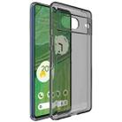 For Google Pixel 7 IMAK UX-5 Series Transparent Shockproof TPU Protective Phone Case(Transparent  Black) - 1