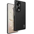 For Honor 70 5G imak Ruiyi Series Carbon Fiber PU + PC Phone Case - 1