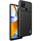 For Xiaomi Poco C40 imak Ruiyi Series Carbon Fiber PU + PC Phone Case - 1