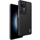 For Xiaomi 12T 5G/Redmi K50 Ultra 5G imak Ruiyi Series Carbon Fiber PU + PC Phone Case - 1