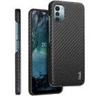 For Nokia G11/G21 imak Ruiyi Series Carbon Fiber PU + PC Phone Case - 1